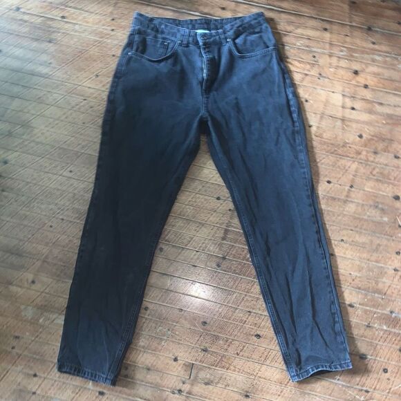 Free People Ragged Priest black destroyed straight size 32 jeans - Picture 3 of 6